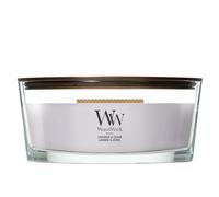 WoodWick Ellipse Vela perfumada con mecha crepitante | Lavender & Cedar | Tiempo de combustión: hasta 50 horas | Regalo ideal para mujer