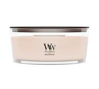 WoodWick Ellipse Vela perfumada con mecha crepitante | Vainilla y sal marina | Hasta 50 horas de duración | Regalos para mujeres