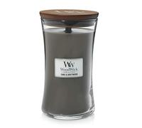 Woodwick Hourglass Vela Aromática en Tarro Grande, Gris (Sand and Driftwood), 610g