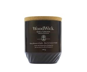 WoodWick ReNew Cherry Blossom & Vanilla vela mediana 184 g