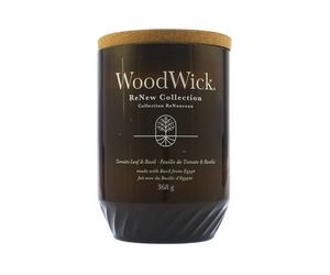 WoodWick ReNew Tomato Leaf & Basil vela grande 368 g