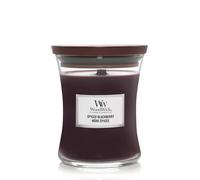 Vela aromática WoodWick Spiced Blackberry con mecha de madera 275 g