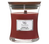 Woodwick Vela Aromática con Mecha Crepitante, Vela Mini Hourglass Cinnamon Chai, Hasta 20 Horas de Duración, Regalo para Mujeres