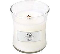 WoodWick Fragancias para habitaciones Velas perfumadas White Teak Mini Jar 85 g