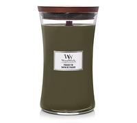 WoodWick vela aromática grande en forma de reloj de arena, abeto de Fraser