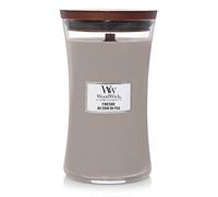 WoodWick vela aromática grande en forma de reloj de arena, lumbre