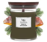 WoodWick Vela perfumada con mecha crepitante | Vela Mediana Fraser Fir | Hasta 20 horas de tiempo de combustión | Regalo ideal para mujer