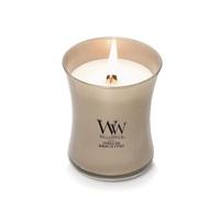 WoodWick Vela perfumada con mecha crepitante | Vela mediana de reloj de arena Cypress Ore | Velas de larga duración: hasta 60 horas | Regalos perfectos para mujeres