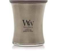 WoodWick Vela perfumada con mecha crepitante | Vela mediana de reloj de arena Cypress Ore | Velas de larga duración: hasta 60 horas | Regalos perfectos para mujeres
