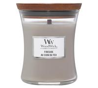 Woodwick Vela Perfumada con Mecha Crepitante, Vela Mini Hourglass Fireside, Hasta 20 Horas de Duración, Regalo para Mujeres