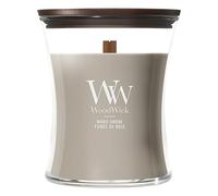 WoodWick Vela perfumada | Vela de tamaño mediano en forma de reloj de arena | Wood Smoke | Regalos perfectos para mujeres
