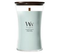 WoodWick Vela perfumada | Vela grande en forma de reloj de arena | Sagewood & Seagrass | Regalos perfectos para mujeres