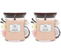 WoodWick Vela, Rosa, 9.7 x 9.5 x 11.6 cm (Paquete de 2)