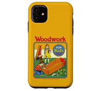 Woodwork Coffin Sarcastic Retro Vintage Funny Adult Humor Carcasa para iPhone 11