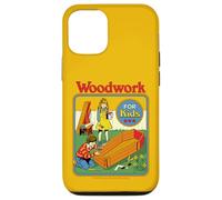 Woodwork Coffin Sarcastic Retro Vintage Funny Adult Humor Carcasa para iPhone 12/12 Pro