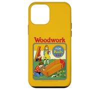 Woodwork Coffin Sarcastic Retro Vintage Funny Adult Humor Carcasa para iPhone 12 mini
