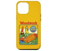 Woodwork Coffin Sarcastic Retro Vintage Funny Adult Humor Carcasa para iPhone 12 Pro Max
