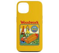 Woodwork Coffin Sarcastic Retro Vintage Funny Adult Humor Carcasa para iPhone 13