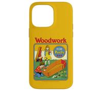 Woodwork Coffin Sarcastic Retro Vintage Funny Adult Humor Carcasa para iPhone 14 Pro Max