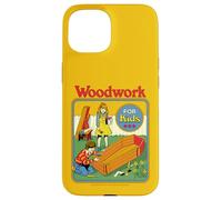 Woodwork Coffin Sarcastic Retro Vintage Funny Adult Humor Carcasa para iPhone 15