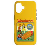Woodwork Coffin Sarcastic Retro Vintage Funny Adult Humor Carcasa para iPhone 16