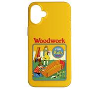 Woodwork Coffin Sarcastic Retro Vintage Funny Adult Humor Carcasa para iPhone 16 Plus
