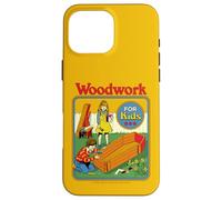 Woodwork Coffin Sarcastic Retro Vintage Funny Adult Humor Carcasa para iPhone 16 Pro Max