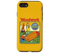 Woodwork Coffin Sarcastic Retro Vintage Funny Adult Humor Carcasa para iPhone SE (2020) / 7 / 8