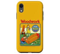 Woodwork Coffin Sarcastic Retro Vintage Funny Adult Humor Carcasa para iPhone XR