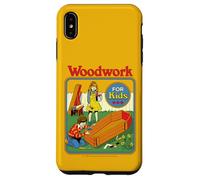 Woodwork Coffin Sarcastic Retro Vintage Funny Adult Humor Carcasa para iPhone XS Max