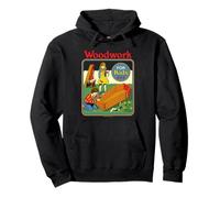 Woodwork Coffin Sarcastic Retro Vintage Funny Adult Humor Sudadera con Capucha