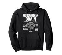 Woodworker Brain Funny Carpenter Workshop DIY Herramientas de Madera Sudadera con Capucha
