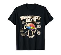 Woodworker Cerebro Anatomía Divertido Madera Carpintero Carpintero Camiseta