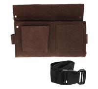 Woodworker Delantal de lona para uñas, bolsa de cintura con múltiples bolsillos, herramienta de lona duradera