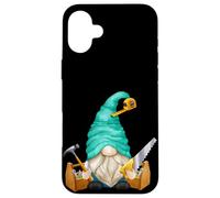 Woodworker Graphic Funny Woodworking GNOME For Carpenters Carcasa para iPhone 16 Plus