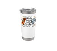 Woodworker Made With Love And Sawdust Carpenter Vaso térmico de acero inoxidable de doble pared