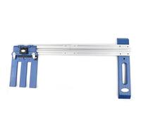 Woodworking Cutting Guide Board, Aluminum Alloy Rip - Cut Circular Saw Positioning Plate, Adjustable 0-65cm Length for Precise Woodworking, Includes Complete Accessories for Easy