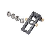 Woodworking Dowel Jig Kit | Adjustable Punch Locator 13-80mm Range | Drill Guide with 4 Bushings for Accurate Hole Alignment/DIY Projects/Furniture Making