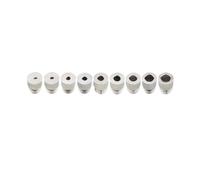 Woodworking Doweling Jig Drill Bushing 6-15mm Pocket Hole Jig Drill Sleeve Drill Guide Hole Locator Drilling Bit Accessories(M14x1.5-9pcs-01)