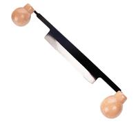 Woodworking Draw Shave Tool - Heavy Duty Bark Scraper | Straight Blade Drawknife for Timber Shaping, Log Peeling, Carving, Furniture Crafting, Debarking Firewood, Wood Sculpting, Garden Landscaping