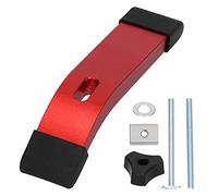 Woodworking Hold Down Clamp Set | M8 Thread T - Track Clamping Kit with Non - Marring - Scratch Pads | Aluminum Alloy Clamps for Router Tables/Workbenches/DIY Projects (Red)