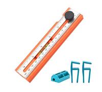 Woodworking Measuring Tools, Carpenter Ruler for Precision Work, Adjustable Guide with Angle Marking 15-90 grados, for Layout Gauge Portable Construction Measurement 3,7 x 1,4 x 16,7 cm