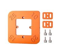 Woodworking Plantillas de router, tabla de enrutador de esquina resistente, molde de resistente para corte de marco de imagen, diámetro exterior, 5,51 x 5,51 pulgadas