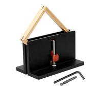 Woodworking Right Angle Spline Jig | Right Angle Spline Jig for Woodworking | Precision Tenon Clamp for Table Saw | Aluminum Window Corner Jig for Home Projects and Woodworking