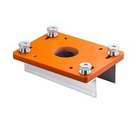 Woodworking Round Corner Radius Templates, Precision Router Guide Tool, Multifunctional Board Arc Trimmer, Sturdy Cutting Template for Home Renovation, Contractors, Carpentry, Orange Colored