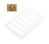 Woodworking Router Template, 6 en 1 Acrylic Grab Handle Router Template, 19,5 x 30 cm Valet Tray, Cut Guide Tools for Kitchen, Gabinete, and General Projects