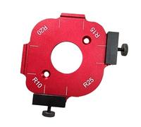 Woodworking Routing Template, Half Corner Radius Router, Safe Router Clamp, Reusable Jig Template, Lightweight Routing Jig, Clamp Corner Jig, Safe Routing Guide, Durable Router Jig