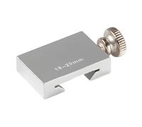 Woodworking Ruler Block - Aluminum Alloy, 4,2 cm, Accurate Silver Stopper, Positioning Adjuster | Aluminum Alloy Stopper, Measuring Ruler Stop For Steel Rulers, Home Repair, Construction, Workshop