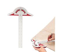 Woodworking Ruler - Ruler de borde de carpintería de acero inoxidable | Rulers Woodpecker Tools | Multi-Function Edge Protractor Angle Finder, 20 pulgadas Wood Peckers Tools for Woodworking