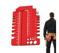 Woodworking Ruler Tenon Gauge 220g - Herramienta de medición de aleación de aluminio | Carpentry Marking Rule Precision Layout Gauge Furniture Making Workshop Garage Home Improvement Durable